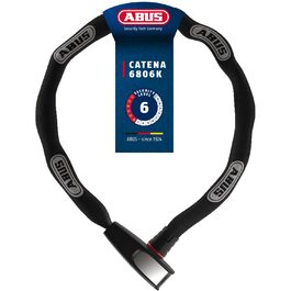Ланцюговий замок для велосипеда ABUS Catena 6806K, загартована сталь, рівень безпеки 6, чорний, 85 см