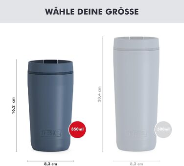Термос нержавіючий Thermos Stainless King 0,47л червоний для напоїв - термокружка для кави, герметичний, для чаю, BPA-free