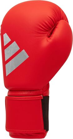 Боксерські рукавички adidas Speed 50 для дорослих, 12oz, червоні, комфортні та довговічні