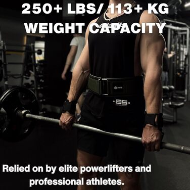 Набір гачків для штанги (2 шт) - чорний - неопрен - гачок для важкої атлетики - WEARABLE_WEIGHT - липучка - чорний