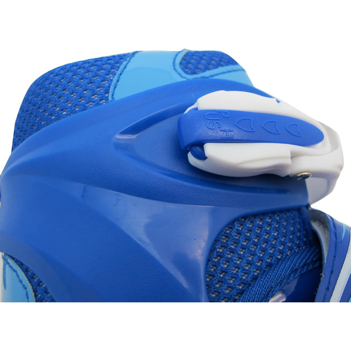 Дитячі ролики Kinder Inliner з регулюванням розміру та світловими колесами - ролики для дітей, регульовані в 4 розміри, 3 кольори (синій, L (38-41))