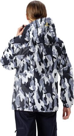 Жіноча зимова куртка YSENTO: водонепроникна, для катання на лижах, софтшелл, флісова, функціональна з капюшоном, білий (XXL, камуфляж)