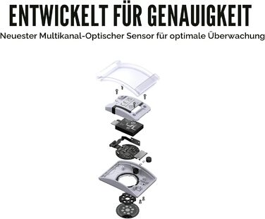 Пульсометр COROS: комфорт, точність, 38 годин роботи, Bluetooth, автоматичне виявлення зносу