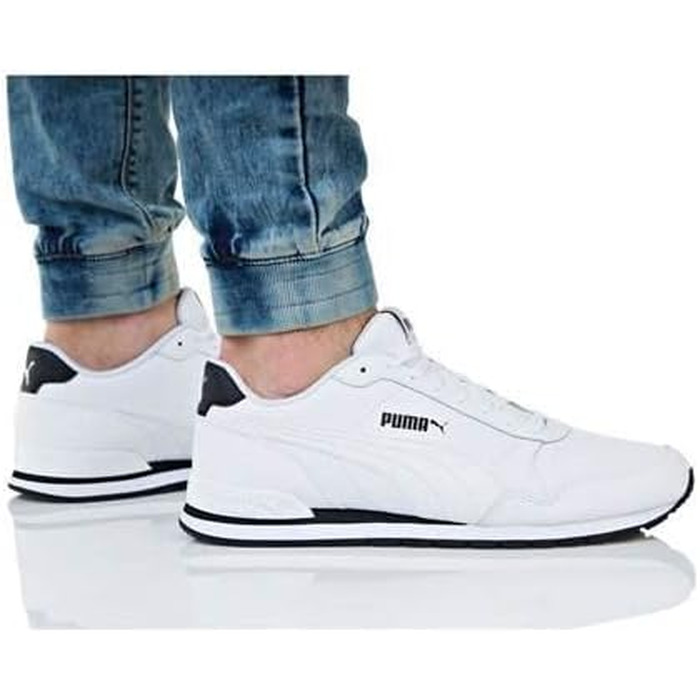 Кросівки PUMA St Runner L Low-Top білі, унісекс, розмір 43 EU V2