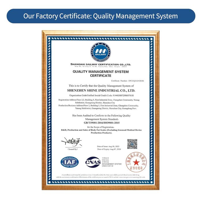 Vitafit Цифрова вага для тіла з визначенням ваги та ІМТ, Розумна вага з додатком через Bluetooth, Нековзна платформа, Чорний колір (срібно-чорне напилення)