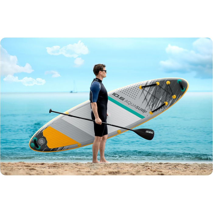 Надувний SUP Neo-Sport Stand Up Paddle Board 10.6 (Aquasurf) - Комплект з аксесуарами