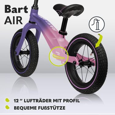 Беговел Lionelo Bart Air/Violett для дітей 2-3 років, 12