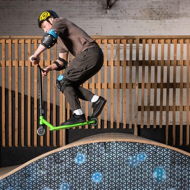 Самокат трюковий Osprey Stunt Pro 360: для дітей, підлітків та дорослих, з підшипниками ABEC 5, зелений
