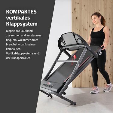 Біговий тренажер FITFIU MC-200: компактний, складний, з LCD-дисплеєм та пульсометром для дому та офісу