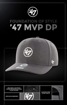 Кепка бейсболка 47 MLB Detroit Tigers Cold Zone MVP DP, унісекс, темно-синій