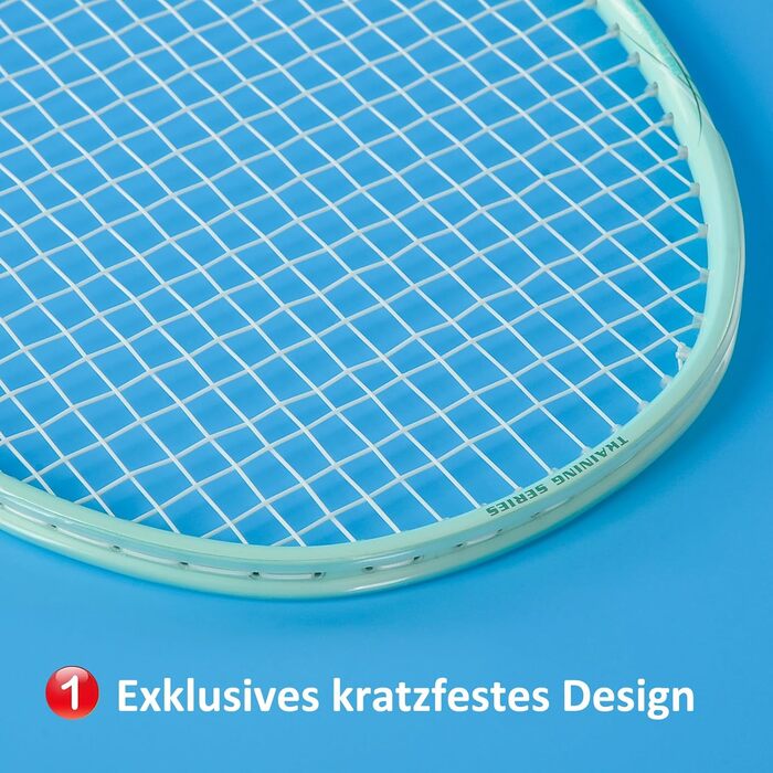 Набір для бадмінтону WHiZZ Carbon: 2 ракетки, м'ячики, обмотка, сумка. Легкі графітові ракетки для тренувань та відпочинку.