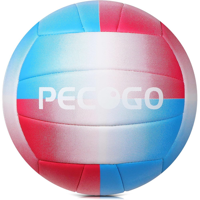 Волейбольний м'яч PECOGO розмір 5 з PU шкіри, для залу та вулиці, ідеальний для тренувань та гри, підходить для початківців, підлітків та дорослих