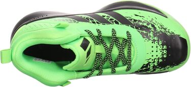 Кросівки баскетбольні adidas Cross Em Up 5 Wide для дітей та дорослих, Team Solar Green/Core Black, 40 EU