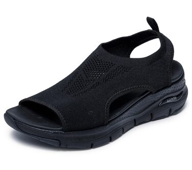 Жіночі сандалі Skechers Arch Fit City Catch чорного кольору, текстильні (Knit), розмір 41 EU