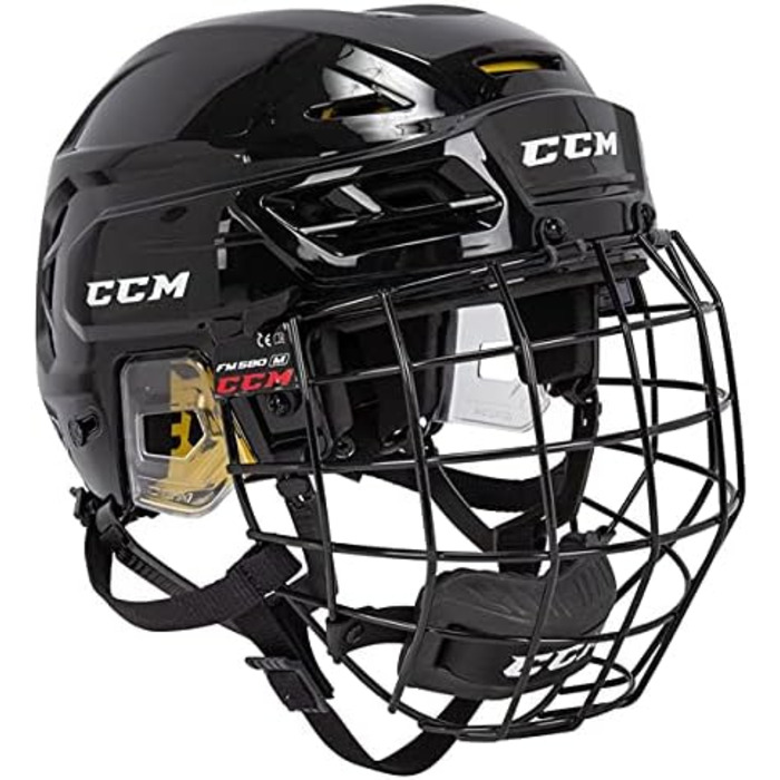Хокейний шолом CCM Tacks 210 Combo для дорослих, червоний, XS