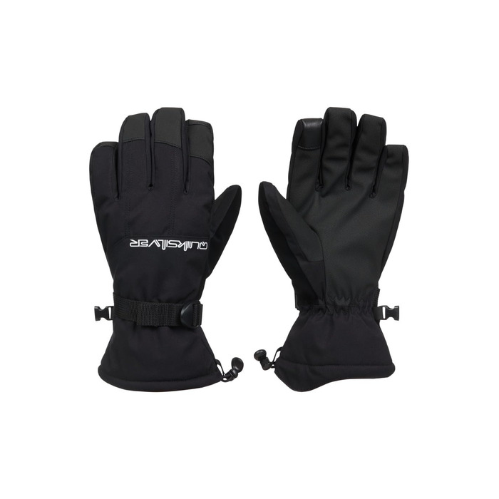 Чоловічі зимові рукавички Quiksilver Miion Glove для холодної погоди, чорні (розмір M)