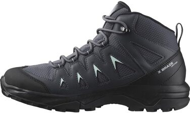 Жіночі трекінгові черевики Salomon X Braze Mid Gore-Tex, 39 1/3 EU, Ebony India Ink Bleached Aqua