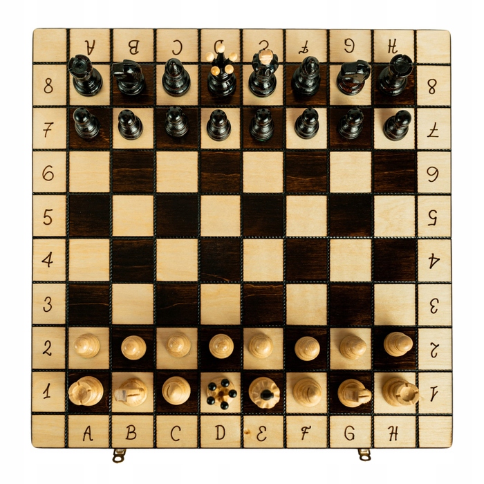 Дерев'яні шахи у футлярі, великі (44 см), Chess Made