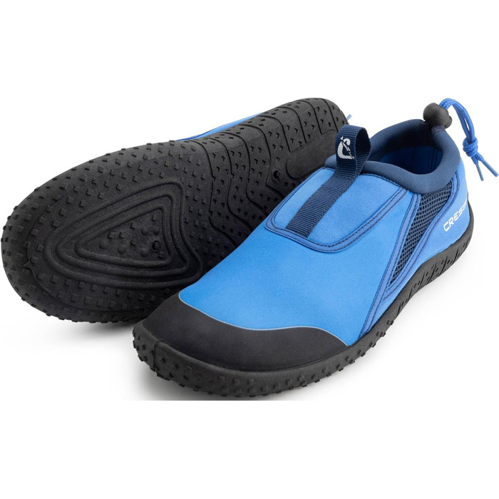 Взуття Cressi Coco Shoes - Швидковисихаючі водяні черевики для скель, моря, пляжу. Підходять для серфінгу, басейну та водних видів спорту, унісекс (синій, темно-синій, 41.5 EU)