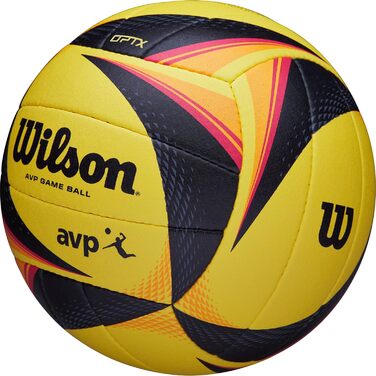 Волейбольний м’яч Wilson OPTX AVP Replica, синтетична шкіра, репліка офіційного м’яча AVP