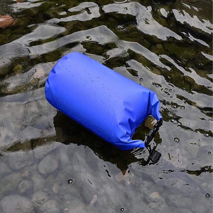 Водонепроникний мішок-сумка Dry Bag 20L, блакитний. Для каякінгу, сплаву, кемпінгу, походів та сноубордингу. Регульований ремінь.