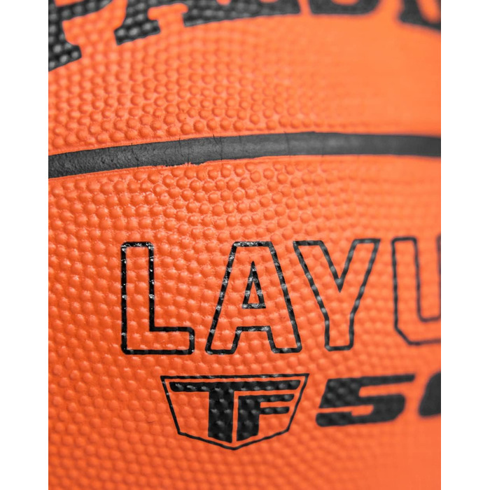 Баскетбольний м'яч Spalding TF-50 розмір 5, гумовий, для вулиці, антиковзний, помаранчевий, для початківців, офіційна версія 2022