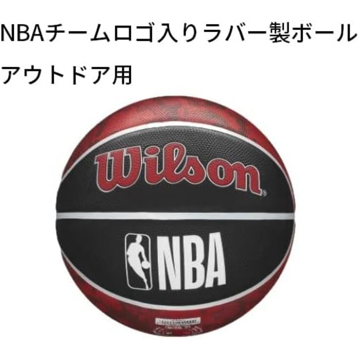 Міні-баскетбольний м'яч Wilson NBA Chicago Bulls з автографом команди