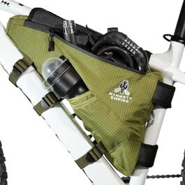 Велосипедна трикутна сумка для рами, водонепроникна, зелена, для MTB, шосейних велосипедів, аксесуари для велосипеда