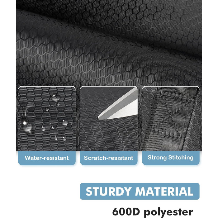 Чохол для більярдних київ: містка, м'яка та міцна сумка на 4 киї, з регульованими ременями (аквамарин/чорний)