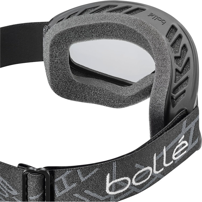 Окуляри для сноуборду та гірськолижного спорту Bollé FREEZE & PLUS чорні матові - захист від запотівання, подвійний екран, вентильований каркас Vermillon Kat 0 Vermillon Clear