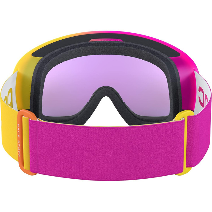 Гірськолижна маска POC Fovea Mid Clarity Comp Speedy Gradient/Чорна/Синя лінза — преміум окуляри для лиж та сноуборду з високою чіткістю огляду, для інтенсивних змагань