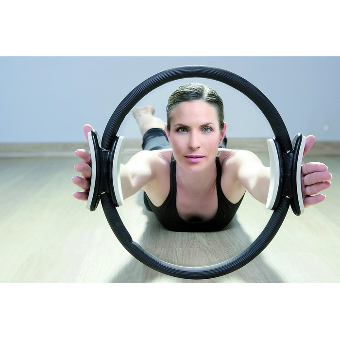 Кільце для пілатесу Sveltus Unisex, чорний/сірий, діаметр 38 см