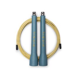 Стрибунці PICSIL Profi Speed Rope — швидкісна скакалка зі сталевим тросом та ABS-ручками для кросфіту, фітнесу та Double Unders, Aqua