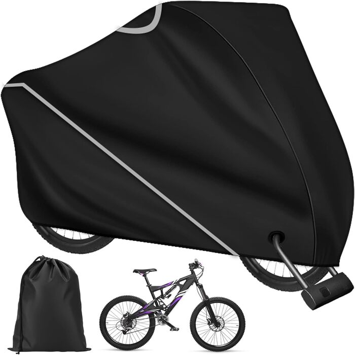 Водонепроникний чохол для велосипедів на 2 велосипеда, 210D Oxford, захист від дощу, 200x110x90 см