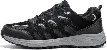 Черевики Kricely для трекінгу та хайкінгу: чоловічі туристичні черевики, спортивне взуття для гір, хайкінгу та трекінгу, чорний, 47 EU