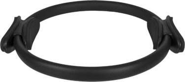 Pilates Ring CORE™ Ø38 см: Стабілізатор для пресу, ніг та рук, чорний (MYTHOS BLACK), з м'якою піною