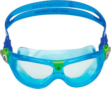 Дитячі окуляри для плавання Aquasphere Seal KID з UV-захистом, силіконовим ущільненням та антизапітніючою поверхнею, блакитні (для хлопчиків та дівчаток)