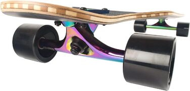 Лонгборд JUCKER HAWAII HOKU V2 Precision Flex 1 Neochrome — скейтборд із бамбука, клену та скловолокна, обмежена серія, 2 рівні жорсткості, лімітований дизайн