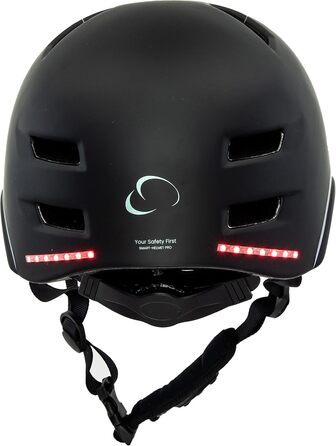 Смарт-шолом SMARTGYRO PRO чорний L, захисний шолом для спорту
