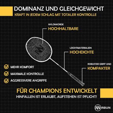 Набір для бадмінтону на 4 гравці з сіткою | Професійні ракетки + 3-и пір'яні м'ячі + сумка для перенесення | Міцний металевий каркас | Сітка 5,1 м | Сімейний набір для гри в приміщенні та на вулиці