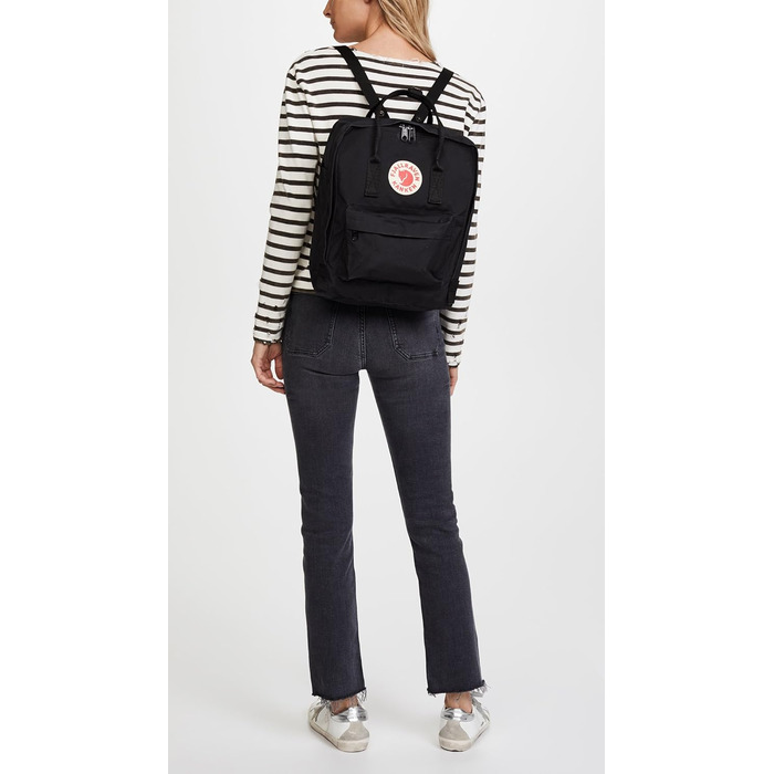 Рюкзак Fjällräven Kånken унісекс 16 л чорний, 38x27x13 см