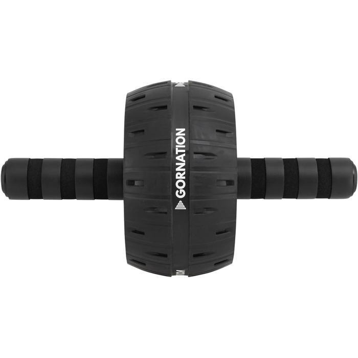 Колесо для пресу GORNATION з наколінниками, для тренування корпусу, компактне та міцне, Ø 16 см, стабільне, для пресу, спини та рівноваги