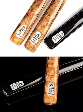 Професійний набір для більярду HIOD Ash Snooker Pool, 57 дюймів, 19 Oz, жовтий, наконечники 11.5mm