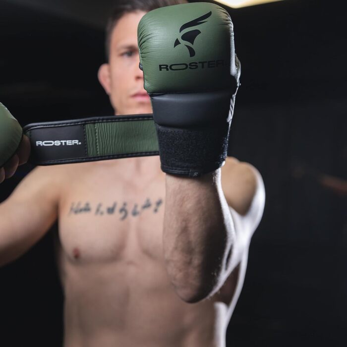 ROSTER MMA рукавички для спарингу 7 унцій, шкіряні тренувальні