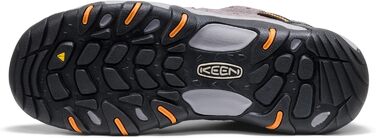 Чоловічі трекінгові черевики KEEN Headout Low Waterproof - сіро-помаранчеві (46 EU)