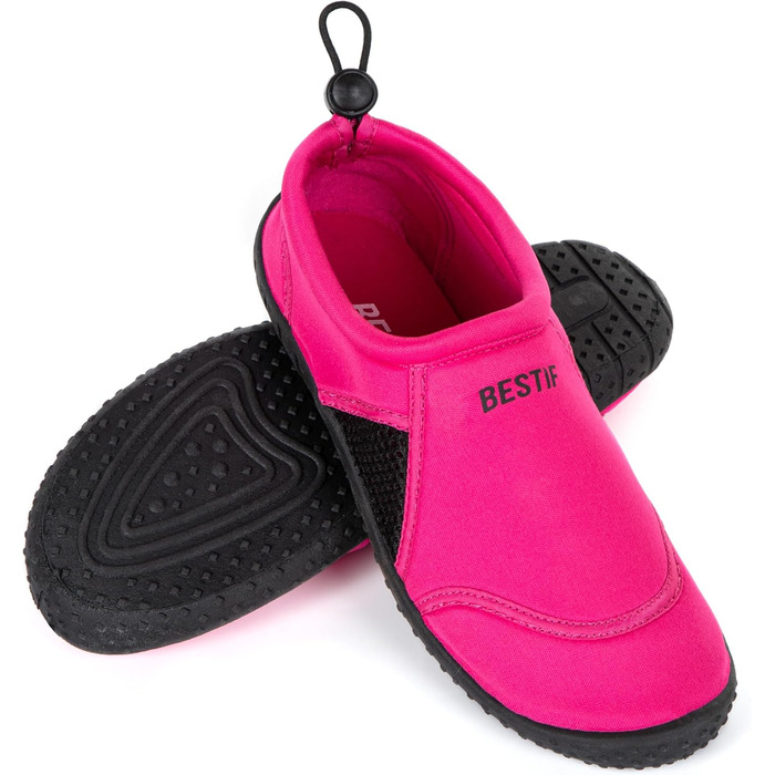 Чоботи для плавання: неопренові водяні черевики для чоловіків та жінок | З шнурком | Легкі та зручні | Розміри 36-45, чорний, синій, рожевий