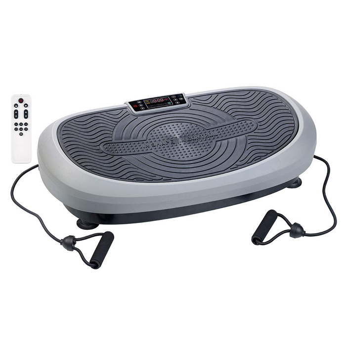 Віброплатформа Newgen Medicals 7-в-1: з осциляцією, експандером, до 120 кг (Vibrationsplatte, 3D віброплатформа з таймером)