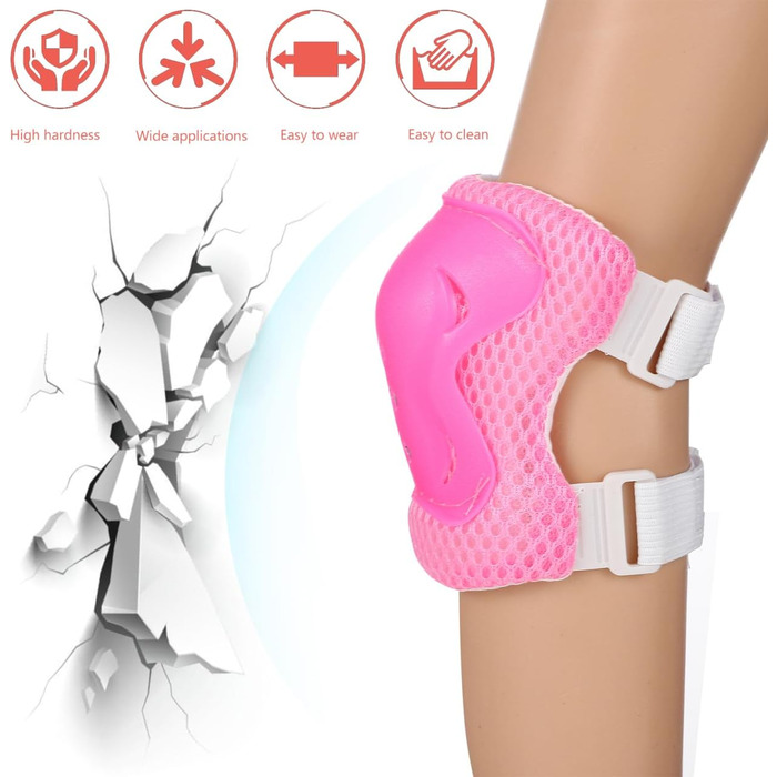 Дитячий шолом CLISPEED з наколінниками, 7-в-1, захист для роликів, скейтборду, велосипеда, 3-8 років, регульований