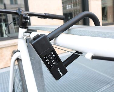 Замбік на колісницю KOHLBURG Bügelschloss з цифровим кодом - надійний замок 11 мм для велосипеда, електровелосипеда та шосе