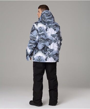 Чоловічий зимовий комбінезон для сноубордингу та катання на лижах. Водонепроникний, вітронепроникний, для туризму та альпінізму. Розмір S, колір чорний